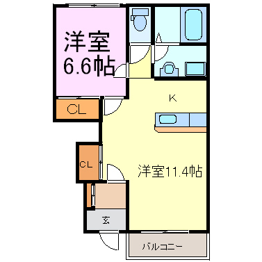 グランセジュール 間取り図