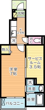 アメニティ下石田Ⅱ 間取り図