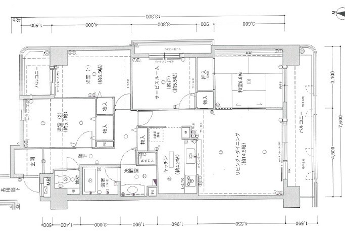 シャトー本町 間取り