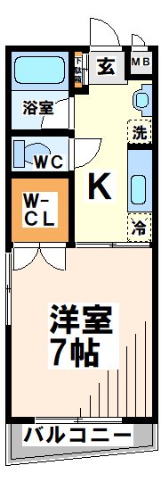 ポナール日新　当社管理物件 間取り
