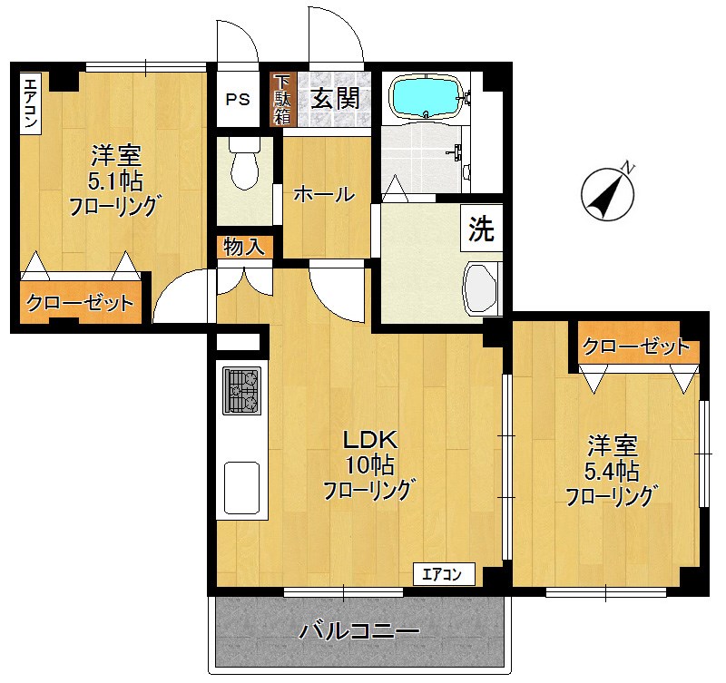 メゾン梨花VI 間取り図