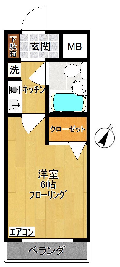 リンドウマンション若葉台 間取り図