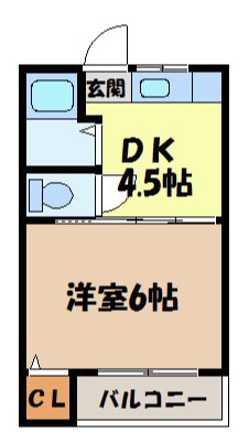 愛知県名古屋市東区筒井３丁目 間取り