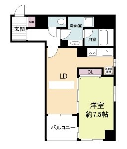 レジディア心斎橋ウエスト 間取り