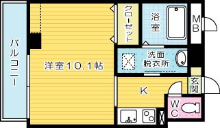 ＣｏＣｏメゾン 302号室 間取り