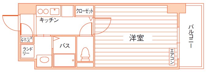 愛知県名古屋市東区代官町 間取り