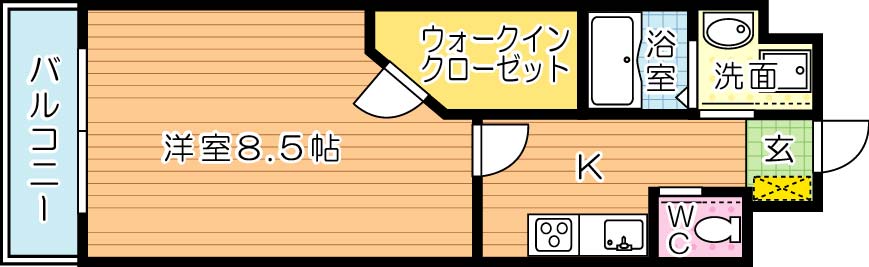 ギャラン穴生 間取り図