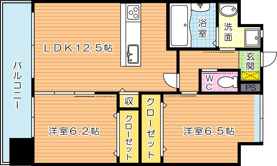 ギャラン穴生 間取り図