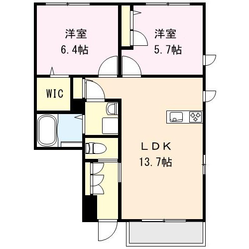 メゾン・ソレイユ 間取り