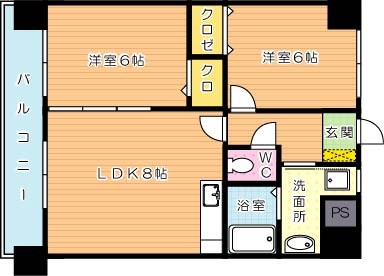 アンテスⅡ 間取り図