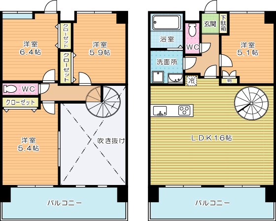 Ｊ－スクエア 1103号室 間取り