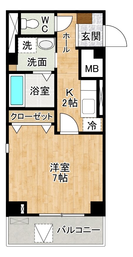 クリス戸ノ上 402号室 間取り