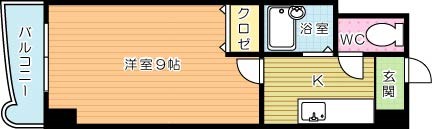 ロイヤルセンチュリー 502号室 間取り