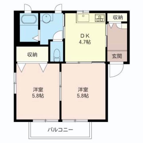 MIYUMAYU Ｂ 間取り