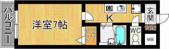 ヴィラレスポワール 間取り図