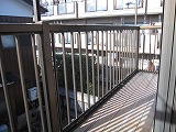 井上貸家 ベランダ