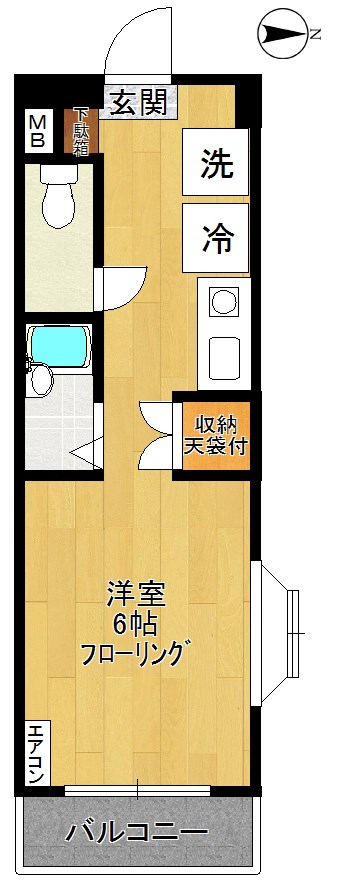 エスポワール91 間取り図