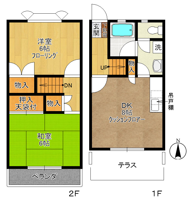 サンテラス 間取り図