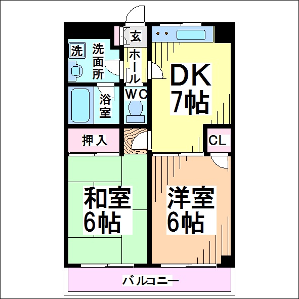 マンション三喜 間取り