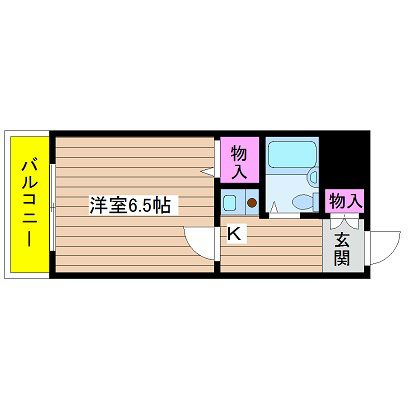 デイズハイツ八幡屋 間取り