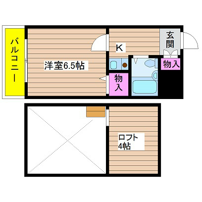 デイズハイツ八幡屋 間取り