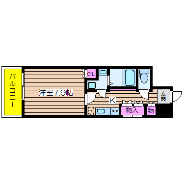 アンビエンテ四ツ橋 間取り