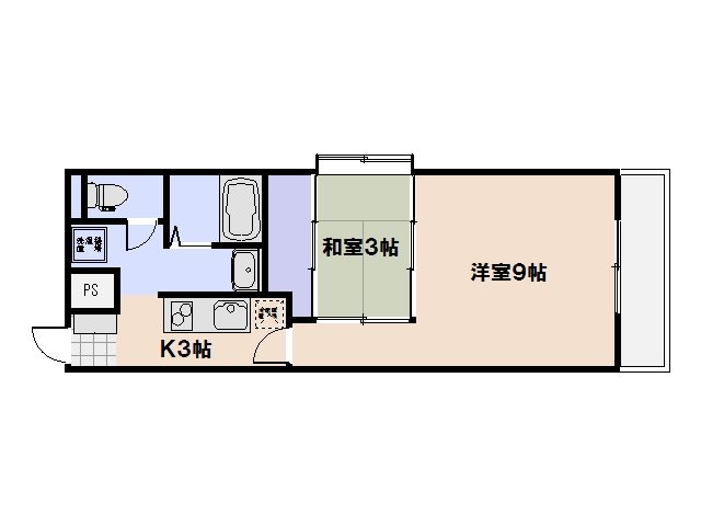 クレベール相原 301号室 間取り