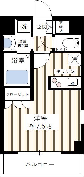 ボーテ大山 0304号室 間取り