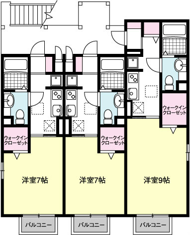 HODAKA Canal 15 X03号室 間取り