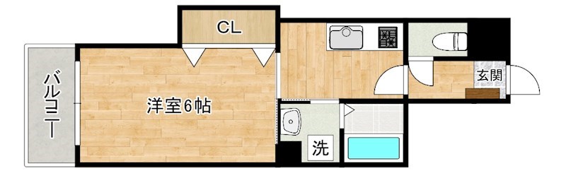 片野タカヤコーポレーションビル 402号室 間取り