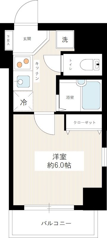 ヴェルト池袋ウエストフォート 0403号室 間取り