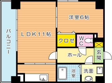ノースステイツ片野 901号室 間取り