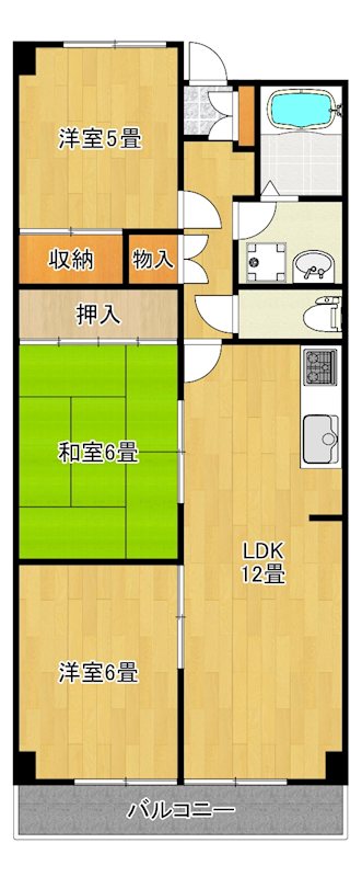 パストラル羽衣 間取り