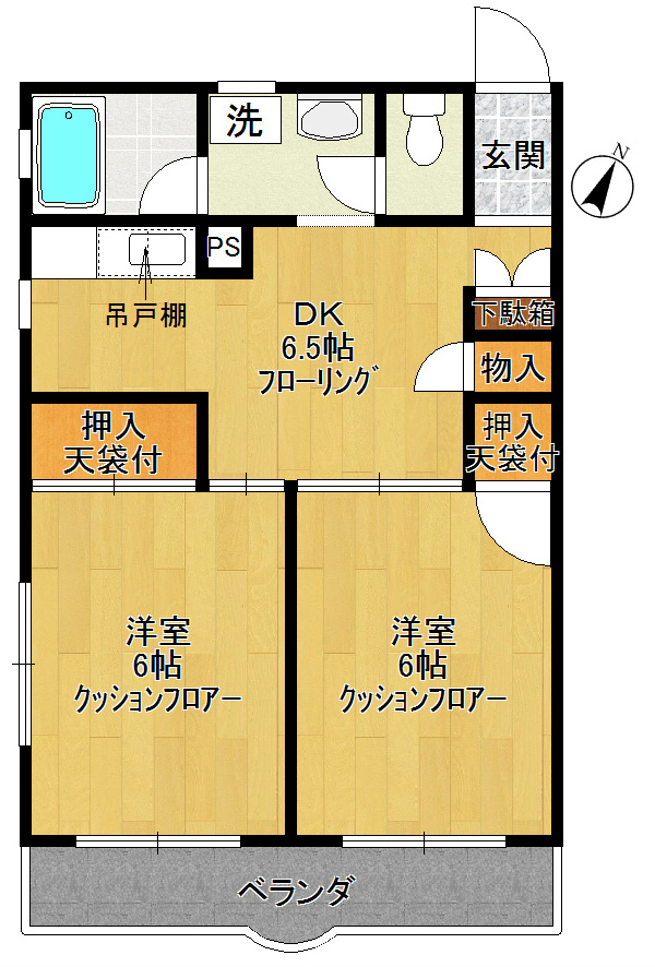 菅マンション 301号室 間取り