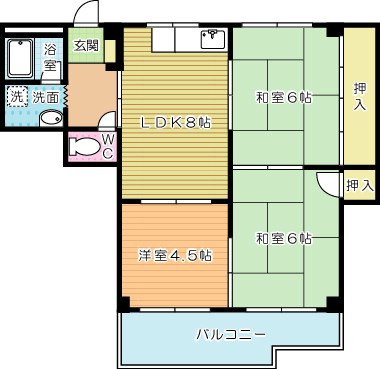 メゾンセピア 405号室 間取り