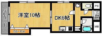 新大宮駅前北ビル 間取り図