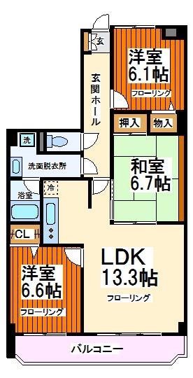 エルパラドール 間取り図