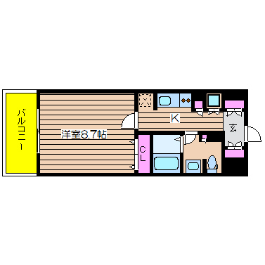 リーガルあみだ池新町 間取り