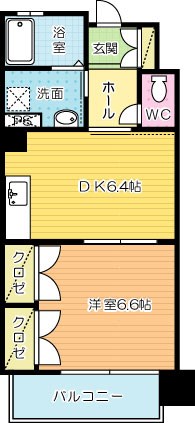 REZIA小倉 902号室 間取り