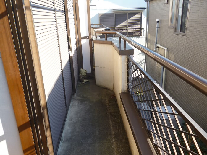 グロリアハイツ　当社管理物件 ベランダ