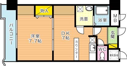 シャルマンエルディオⅡ 間取り図