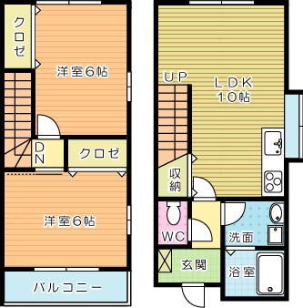 コーポ今井 101号室 間取り