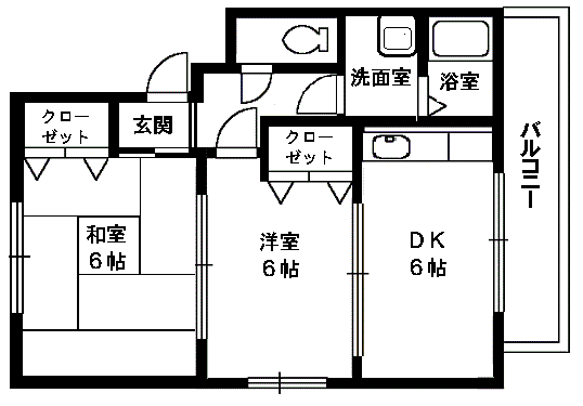 コスモスハイツ 間取り