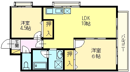 サニーコート中百舌鳥 間取り図