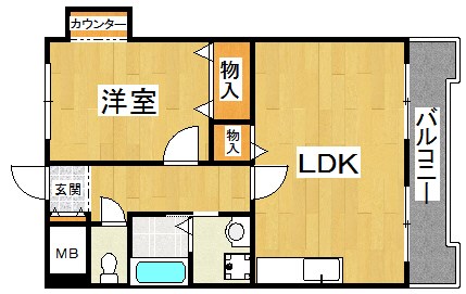 サニーコート中百舌鳥 間取り図
