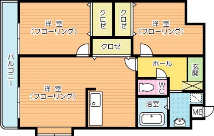 サンメゾン清水　 間取り図