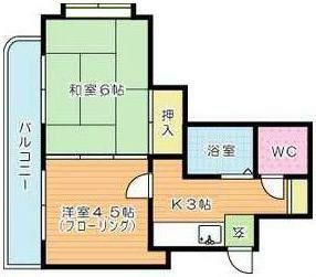 パール・デュー木町 803号室 間取り