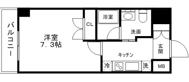 愛知県名古屋市中区千代田３丁目 間取り