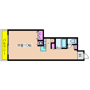大阪府大阪市西区西本町３丁目 間取り