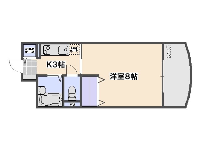 隅の浜ガーデンヒル 403号室 間取り